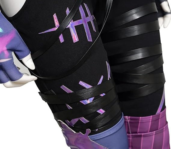 Cosplay Jumpsuit – 3D Printed Jinx Zentai Costume for Women’s Halloween, Anime, and Gaming Parties