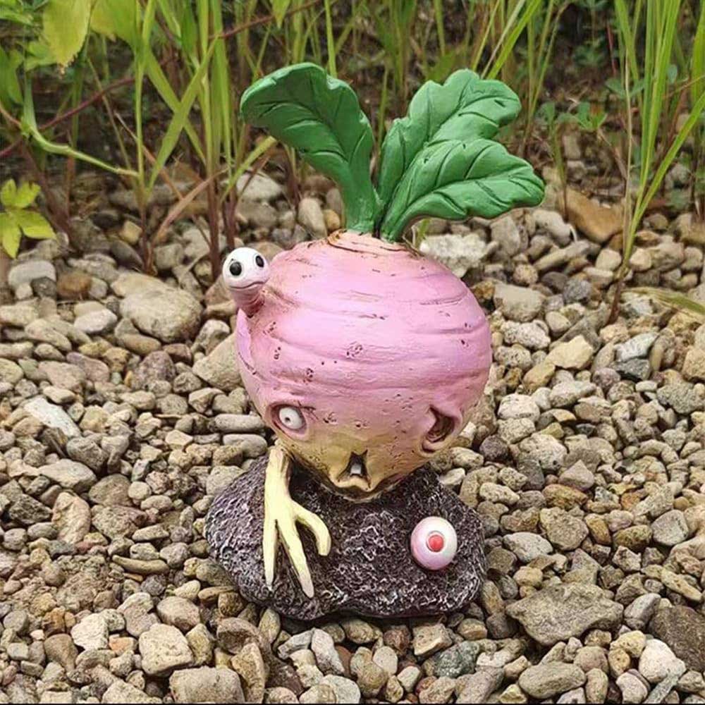 Halloween Vegetable Zombie Décor Ornament - Creative Fruit and Vegetable Garden Home Decoration Accessories