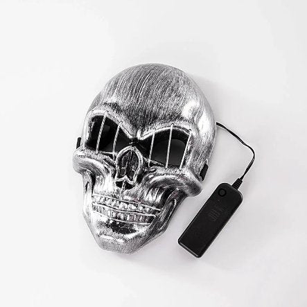 LED Skull Mask - Halloween Cosplay LED Mask - Gear Elevation