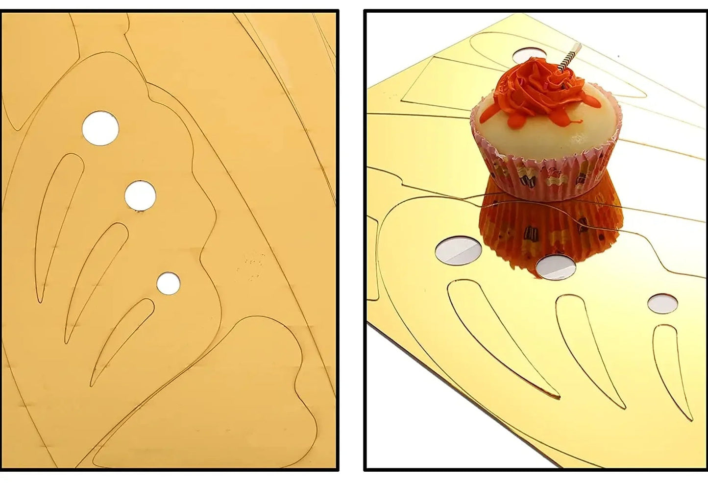 Butterfly Lily Mirror Wall Sticker – 3D DIY Floral Mural Decal for Bedroom, TV Background, and Elegant Living Room Décor Charm