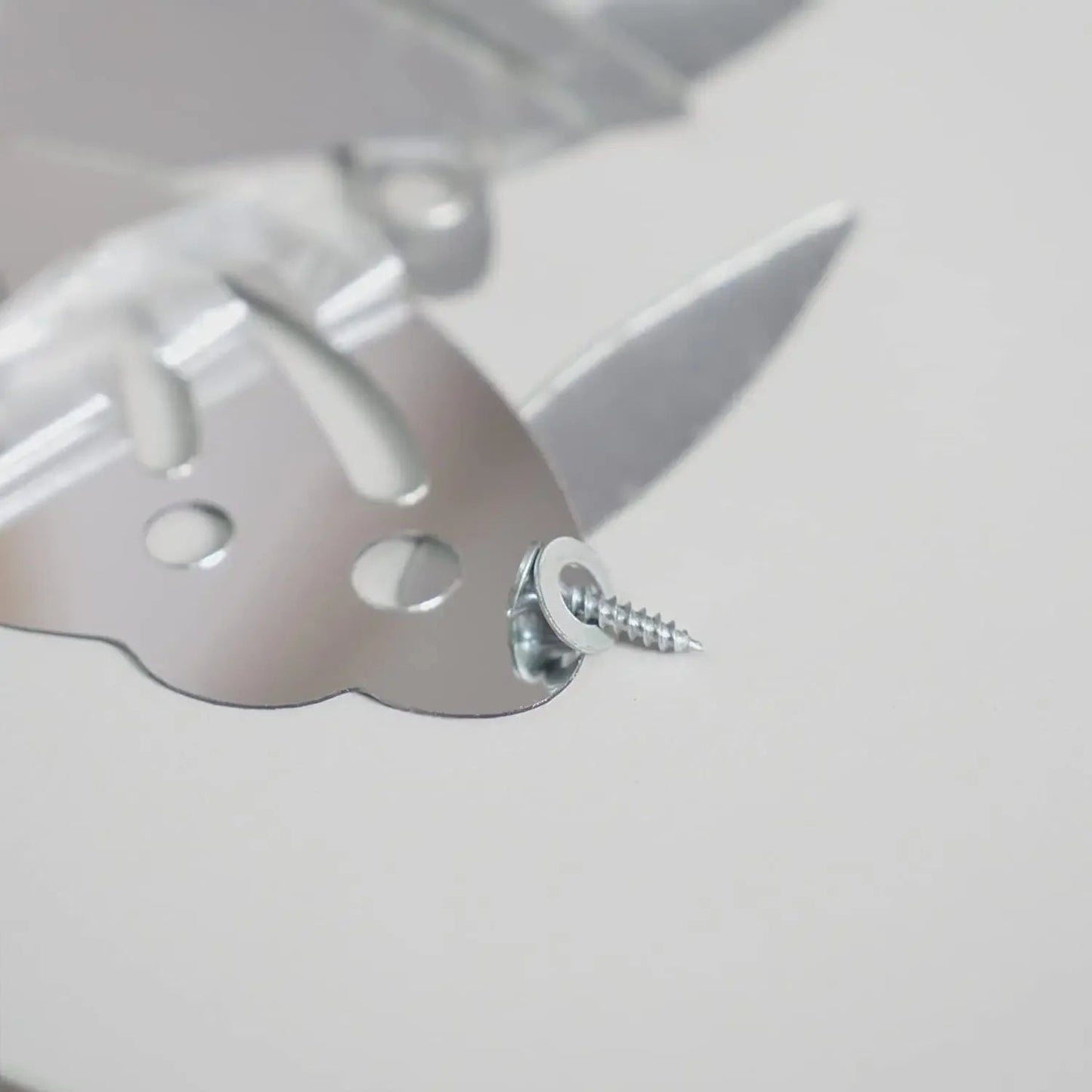 Butterfly Lily Mirror Wall Sticker – 3D DIY Floral Mural Decal for Bedroom, TV Background, and Elegant Living Room Décor Charm