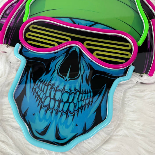 Custom Skull LED Neon Night Light – Personalized Skull Sign For Bedroom, Living Room, Game Room, Bar, and Unique Gifts