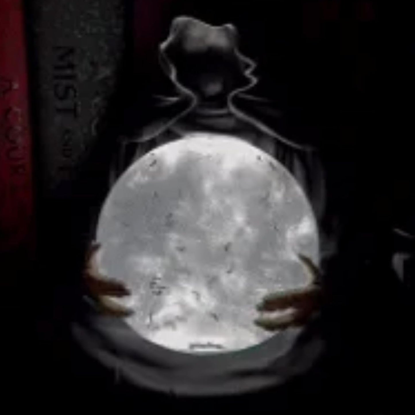 Halloween Grim Reaper Crystal Ball – Spooky Death God Ornament for Haunted House Party Decorations and Creepy Holiday Celebrations