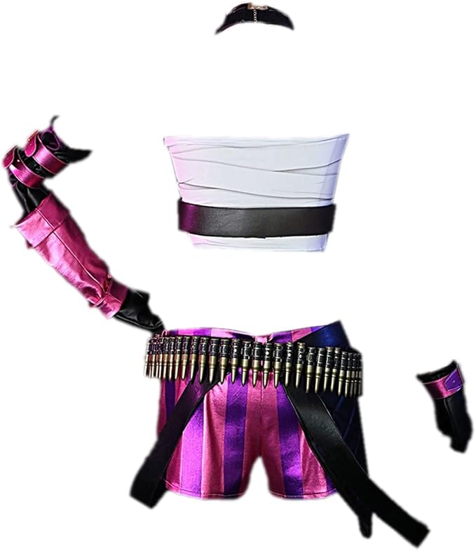 Cosplay Jumpsuit – 3D Printed Jinx Zentai Costume for Women’s Halloween, Anime, and Gaming Parties