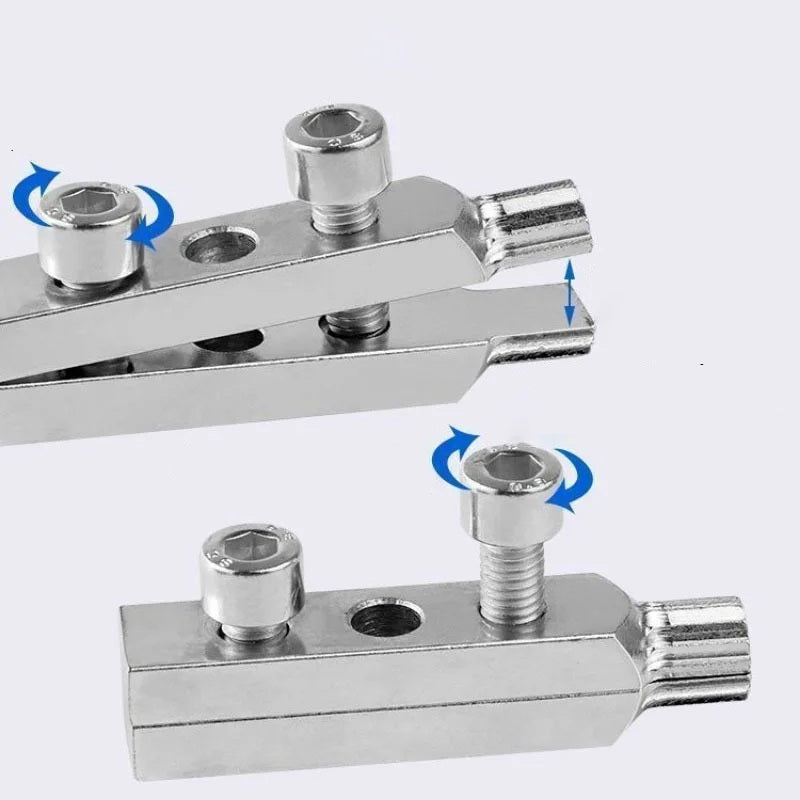 Angle Valve Broken Wire Extractor Tool Set – Water-Tap Thread Remover for 4/6 Points, Repair Faucet Threads, Remove Broken Screws & Pipe Debris