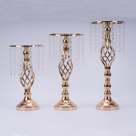 Wrought Iron Metal Stand & Tealight Candle Holder – Versatile Centerpiece for Weddings, Home Decor, Parties, and Holiday Tables