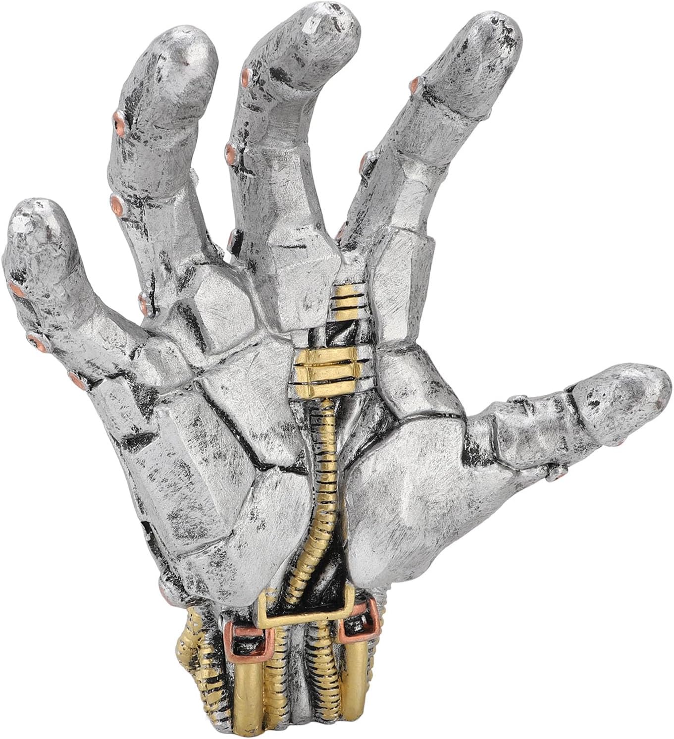 Creative Game Controller Wall Rack – Cyberpunk Robotic Arm Resin Shelf for Basketball, Football & Decor Storage