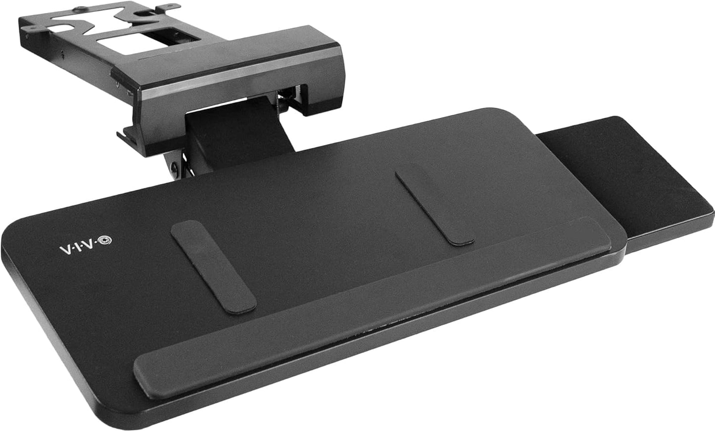 Adjustable Keyboard Tray – Slide-Out Under-Desk Holder with Height & Angle Control for Comfort Typing at Home & Office