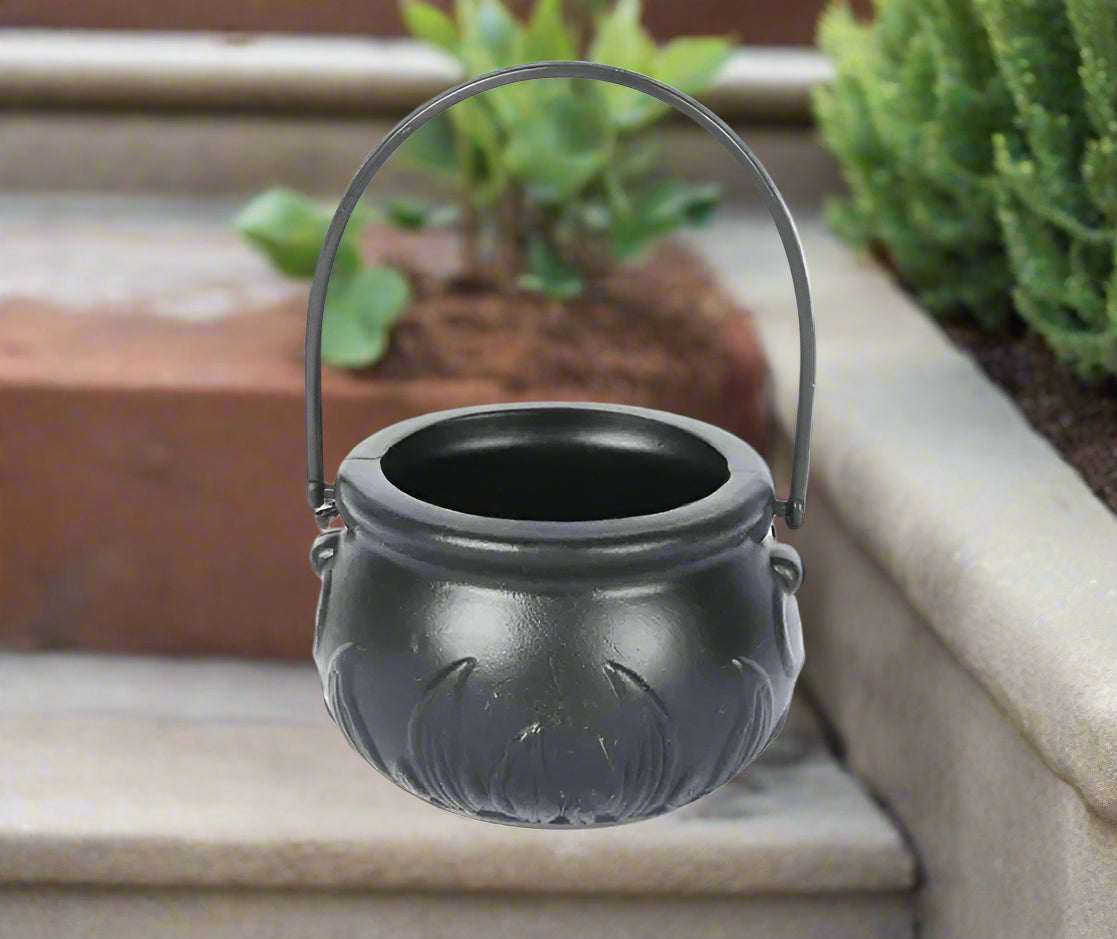 Halloween Witch Cauldron Fog Machine – LED Smoke Fogger And Water Fountain Prop For Spooky DIY Haunted House And Party Ambience