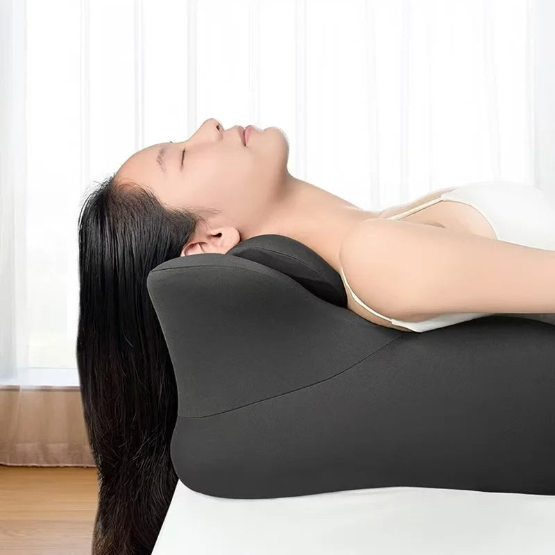 Bedridden Prone Sleeper Pillow - Memory Foam Support Cushion for Varicose Veins, Waist, Cervical Relief and Deep Full-Body Relaxation