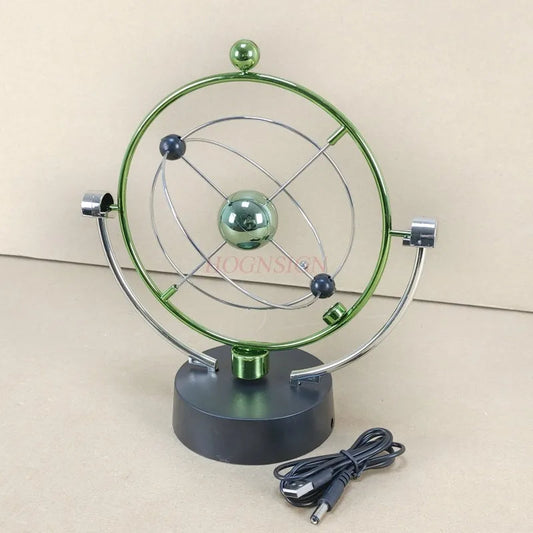 Perpetual Motion Pendulum USB Desk Decor – Perpetual Motion Office Gadget, Fun Creative Physics Gift for Science Lovers & Professionals