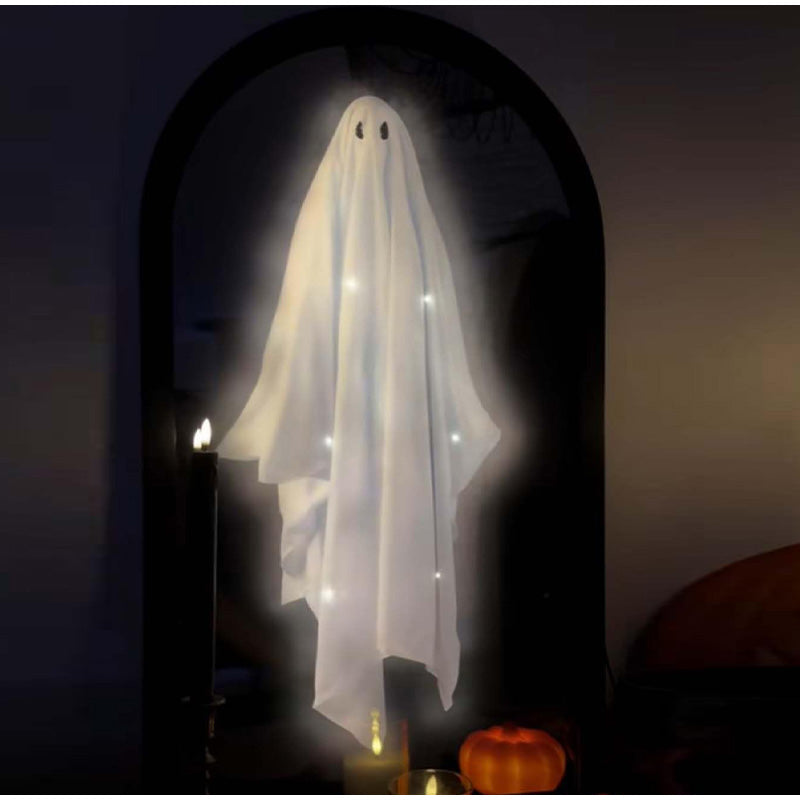 Halloween Ghost Mirror Decoration – Scary Hologram Wall Mirror with Spooky Projection for Haunted Room Atmosphere and Terrifying Party Displays