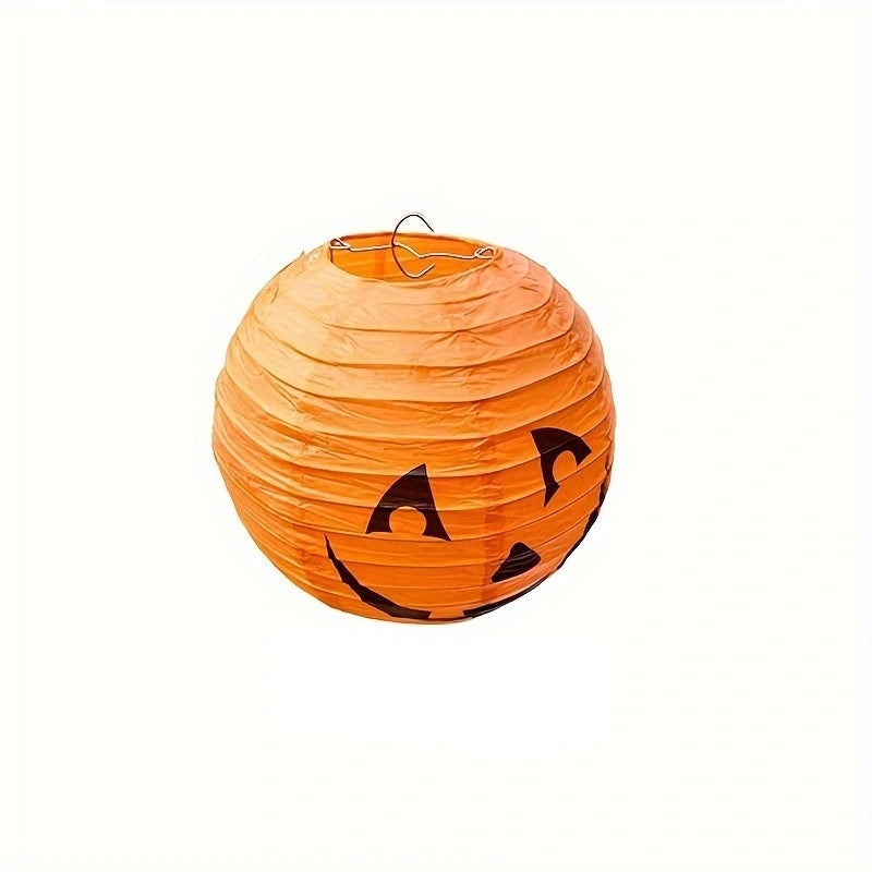 Halloween Pumpkin Paper Lanterns – Jack O’ Lantern Hanging Decor for Indoor and Outdoor Halloween Party Decorations
