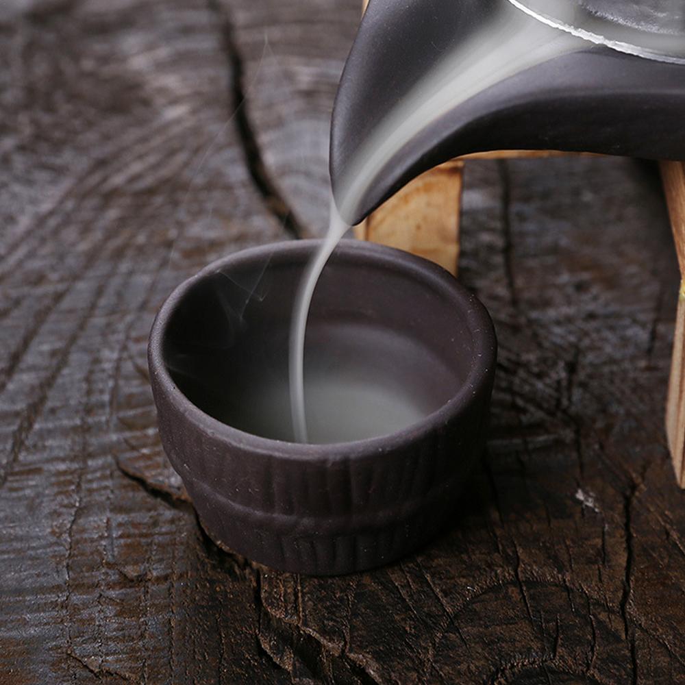 Handmade Ceramic Backflow Incense Burner – Waterfall Smoke Effect Feng Shui Holder for Living Room Aromatherapy