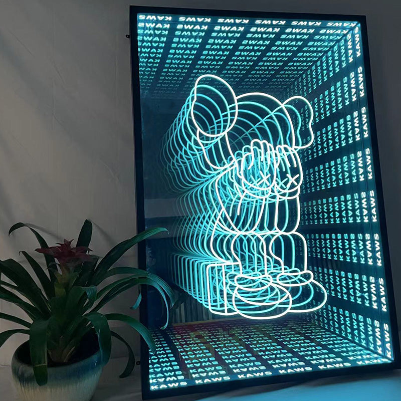 Silver Two-Way Mirror Panel – Double-Sided Acrylic PMMA Infinity Smart Surveillance Glass for Home and Commercial Use