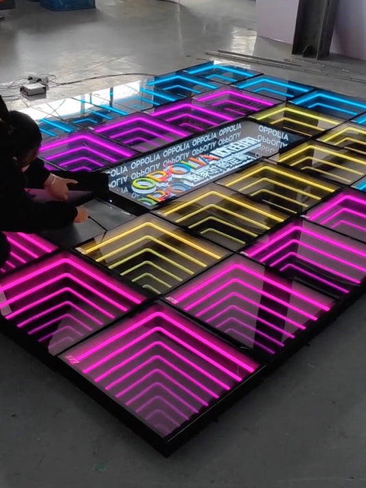 Silver Two-Way Mirror Panel – Double-Sided Acrylic PMMA Infinity Smart Surveillance Glass for Home and Commercial Use