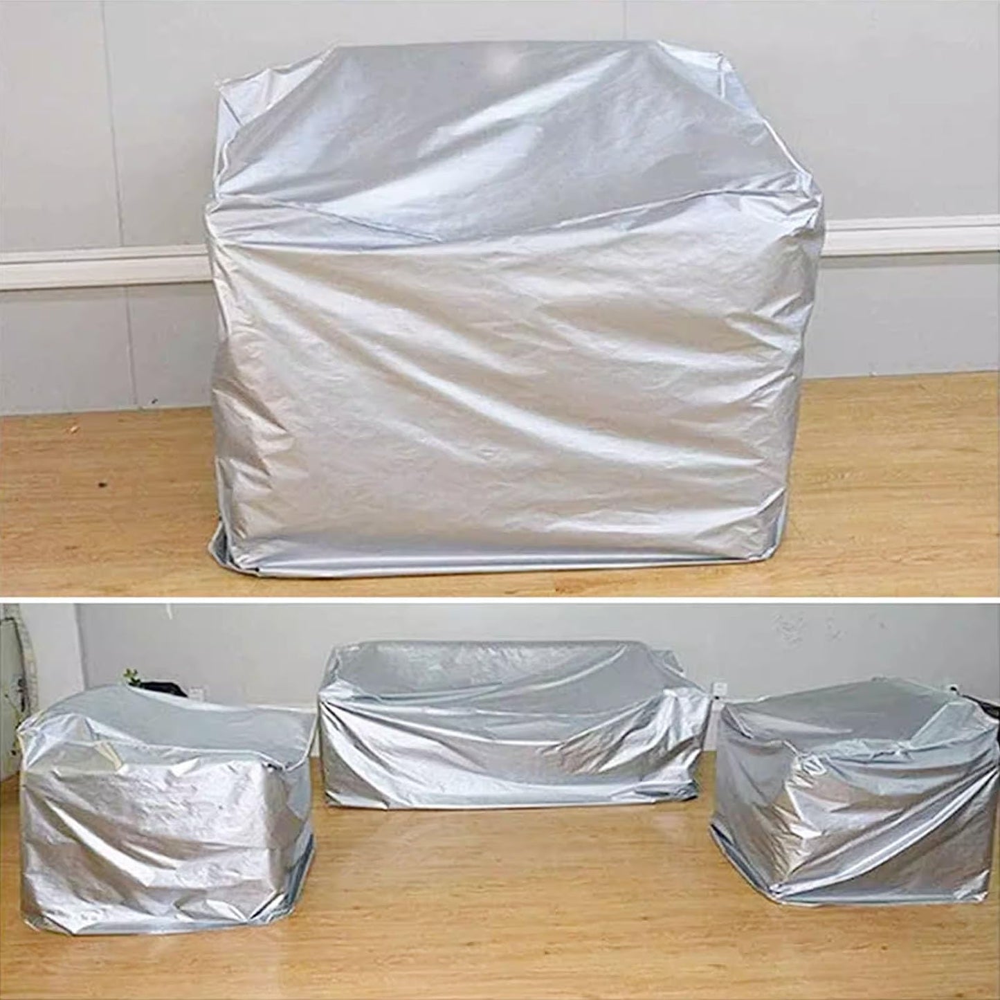 Outdoor Garden Furniture Rain Cover - Heavy Duty Waterproof Dust Shield for Patio Chair, Sofa, and Table Protection