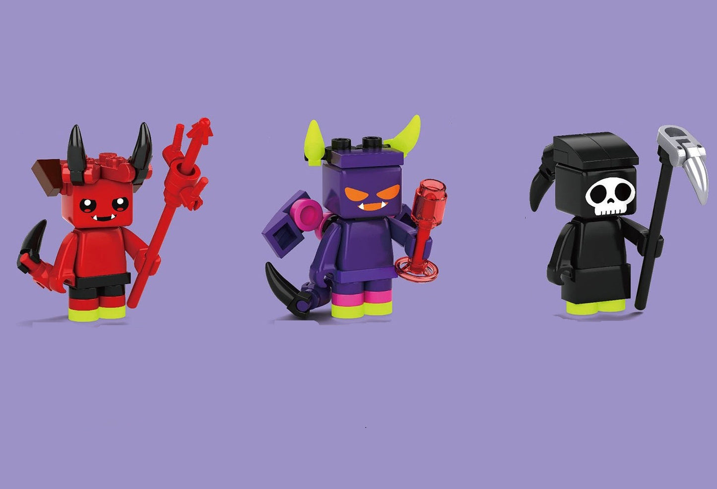 Halloween Puzzle Building Blocks – Luminous Pumpkin, Skull, and Elf Assembly Toy Set for Kids Educational Creative Holiday Fun