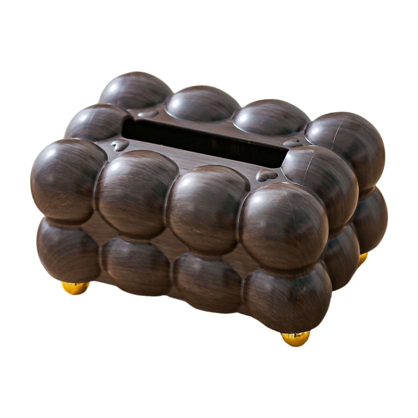 Ceramic Cloud Shaped Facial Tissue Holder – Non-Slip Tissue Box Cover and Dispenser for Living Room, Bathroom, and Kitchen Countertop