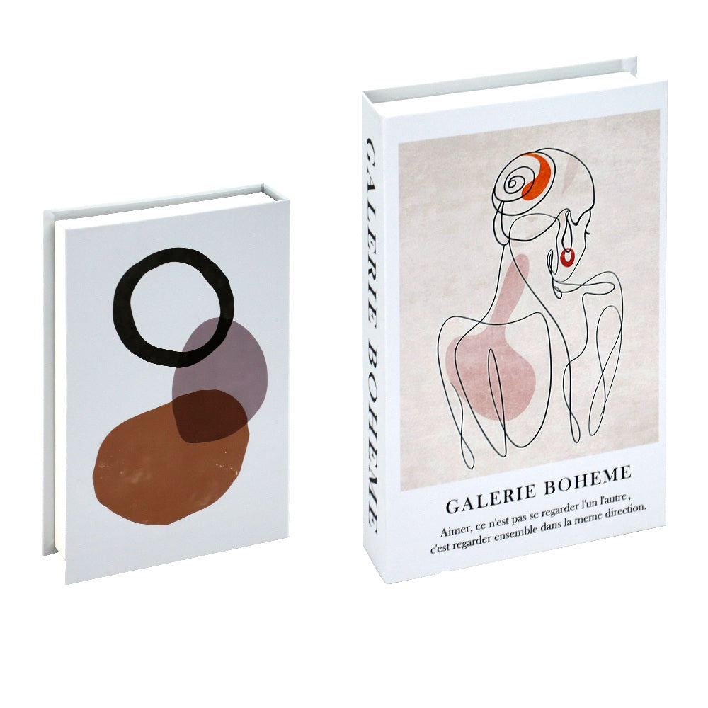 Luxury Decorative Fake Books – Modern Nordic Home Décor Props for Coffee Table and Living Room Styling