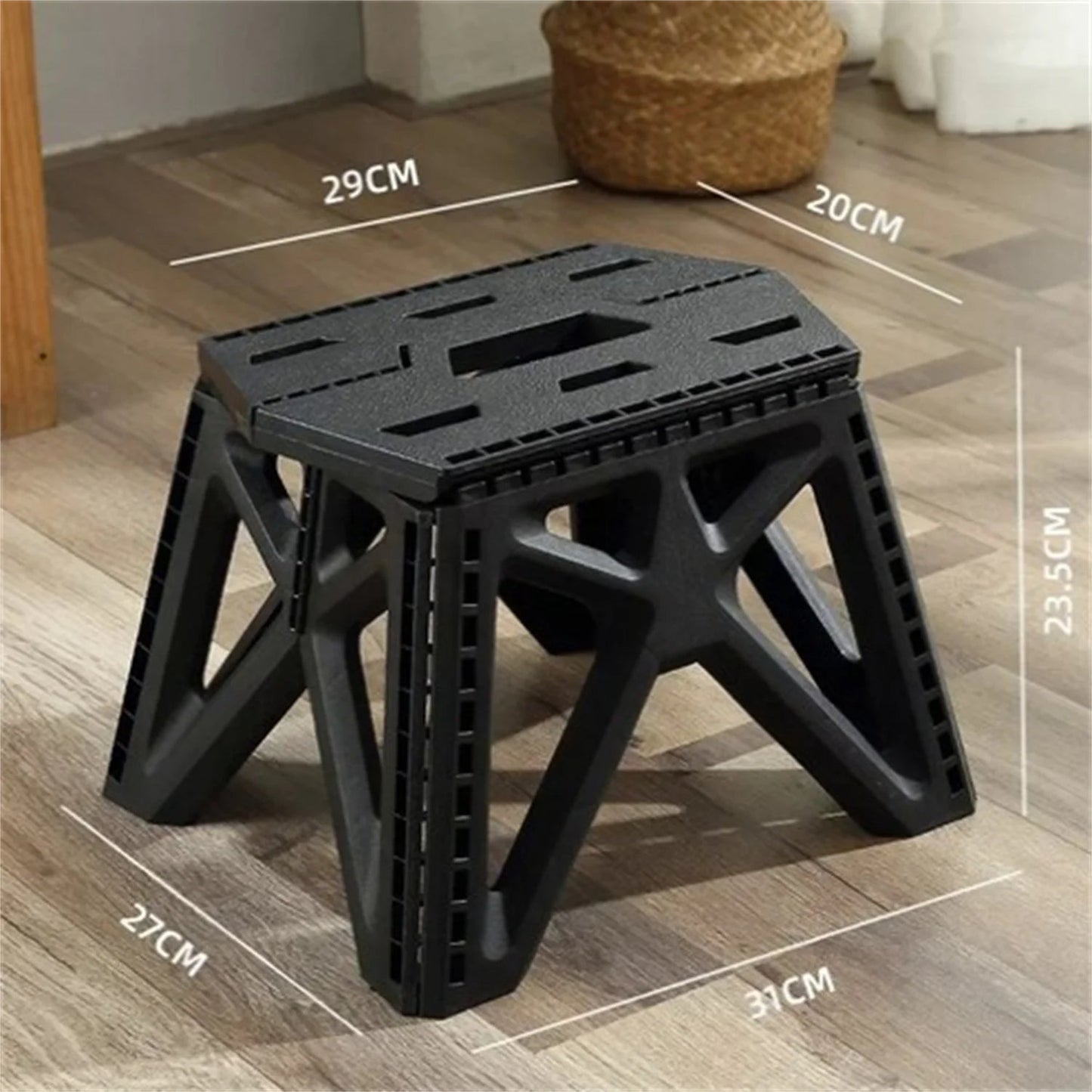 Compact Folding Outdoor Stool – High Load-Bearing Mini Chair for Camping, Beach, Hiking, Fishing, Lightweight Portable Seat Solution