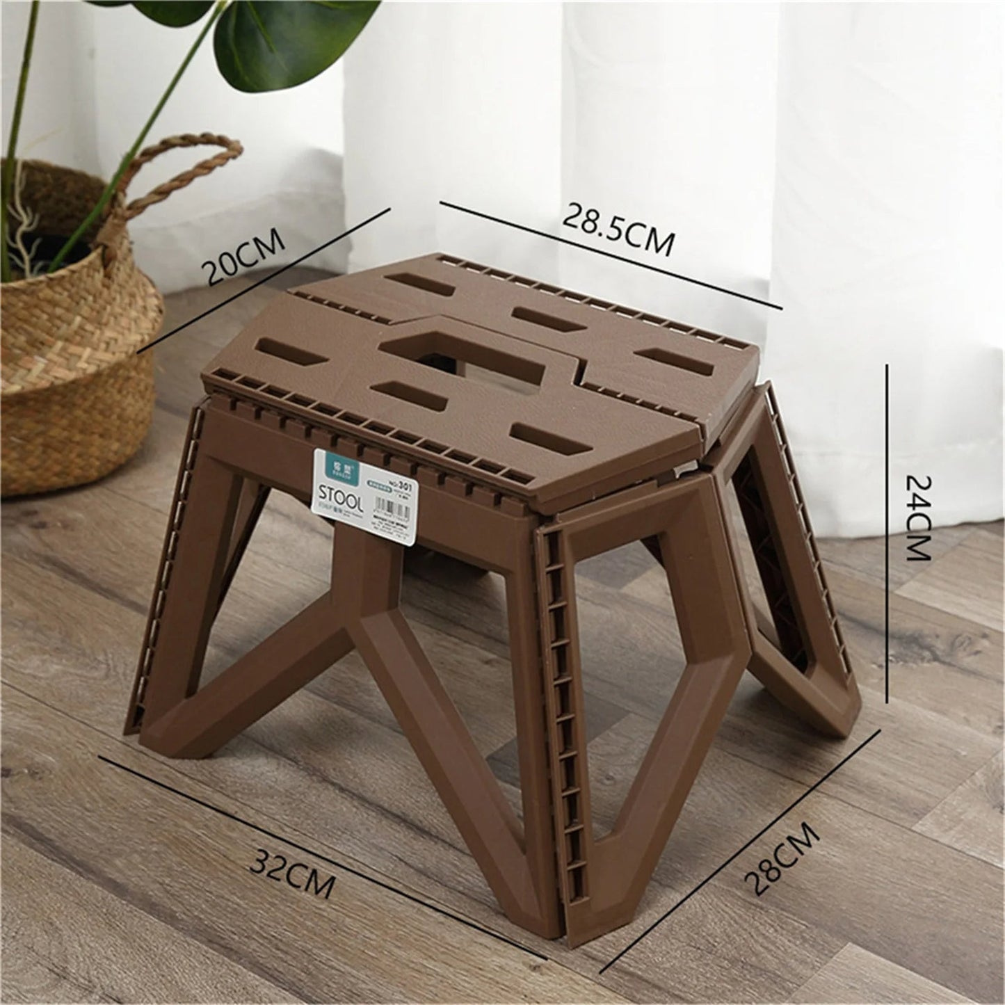 Compact Folding Outdoor Stool – High Load-Bearing Mini Chair for Camping, Beach, Hiking, Fishing, Lightweight Portable Seat Solution