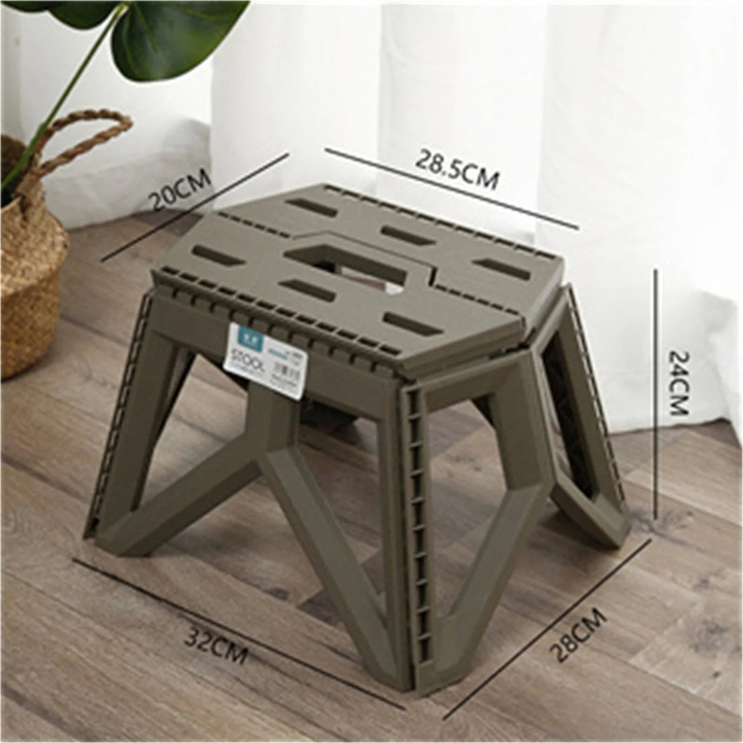 Compact Folding Outdoor Stool – High Load-Bearing Mini Chair for Camping, Beach, Hiking, Fishing, Lightweight Portable Seat Solution