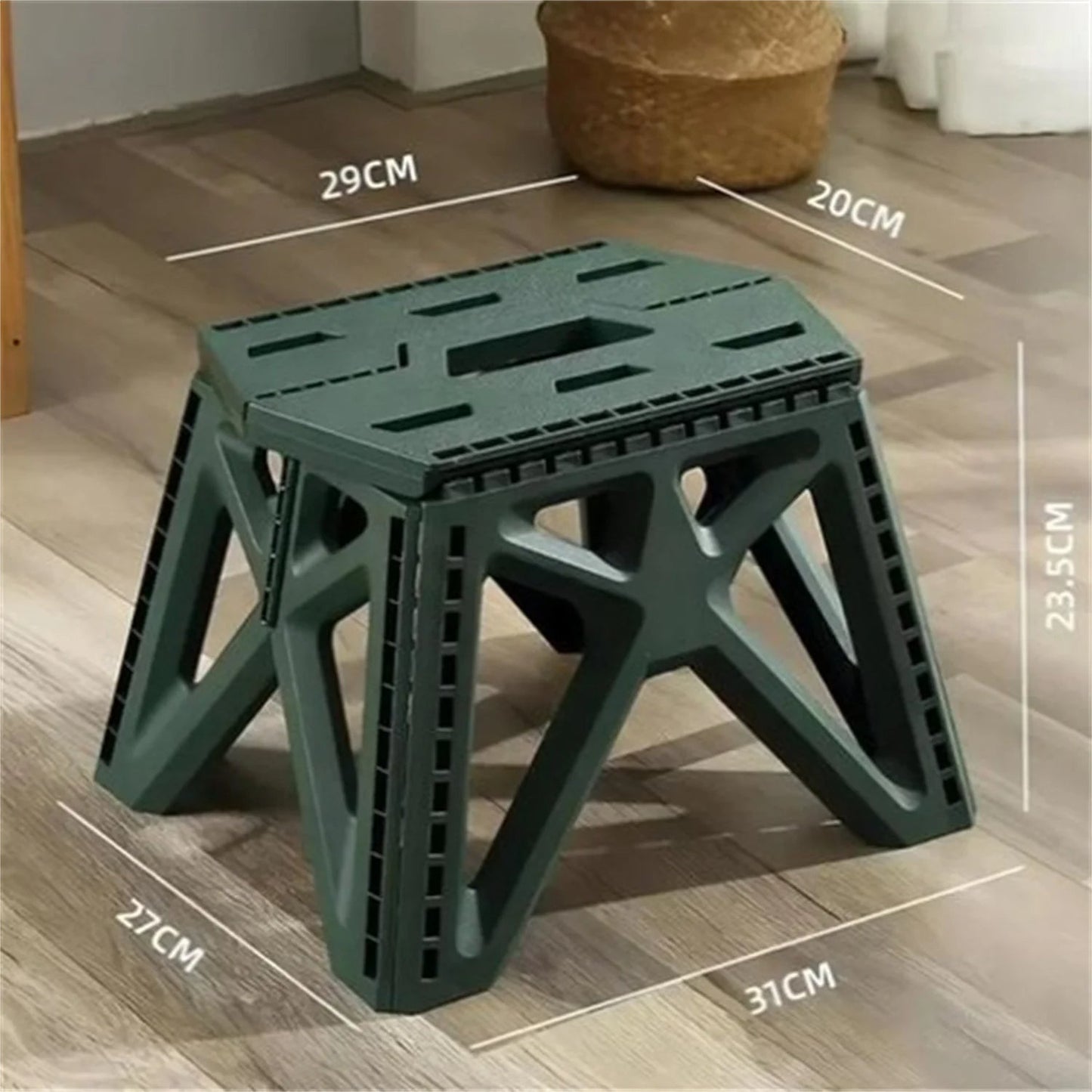 Compact Folding Outdoor Stool – High Load-Bearing Mini Chair for Camping, Beach, Hiking, Fishing, Lightweight Portable Seat Solution