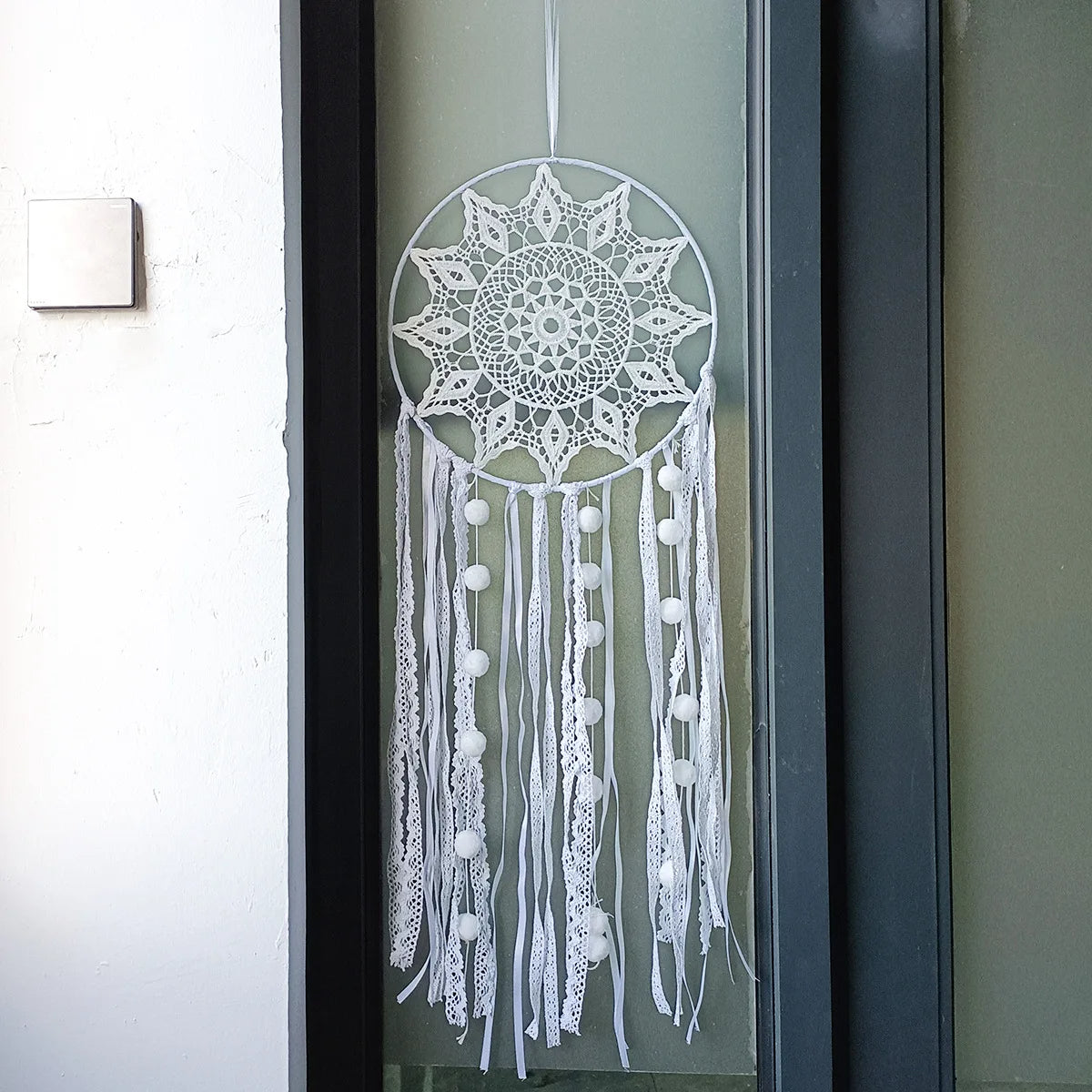 Nordic Dream Chaser Wind Chime – Adorable Children’s Room Décor for Girls, Inspires Imagination with Modern Scandinavian Charm