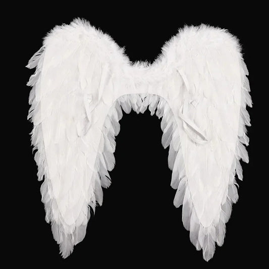 Realistic Angel Wings Costume – Halloween Party Decoration, Dress-Up, Cosplay, and Stage Performance Props