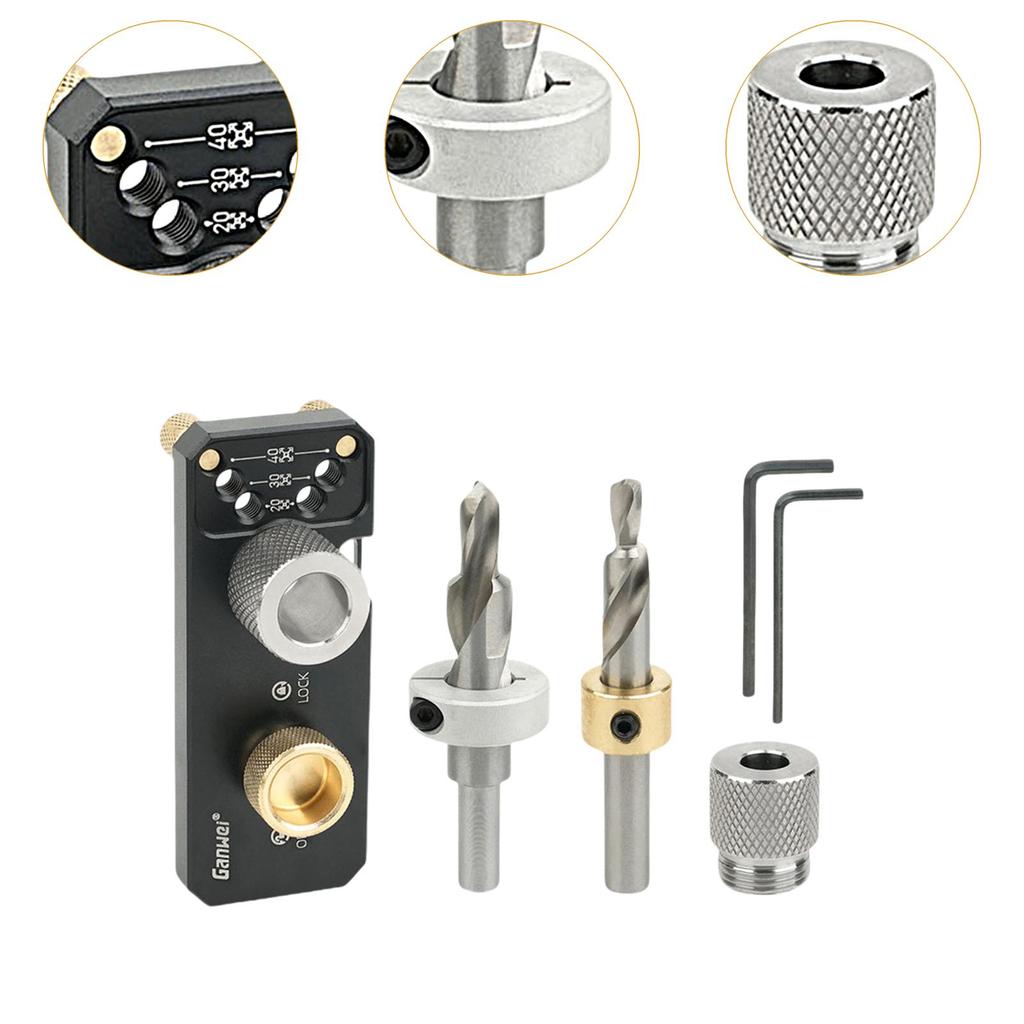 Aluminum Profile Punching Jig – Precision DIY Drilling Tool for 2020, 2040, 3030, 3060 Profiles with Accurate Positioning Support