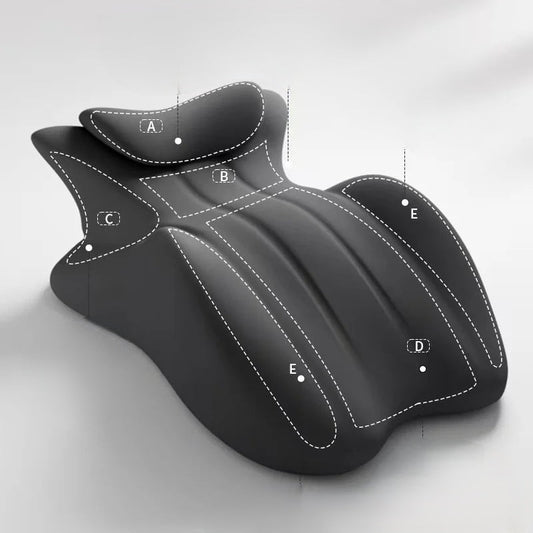 Bedridden Prone Sleeper Pillow - Memory Foam Support Cushion for Varicose Veins, Waist, Cervical Relief and Deep Full-Body Relaxation