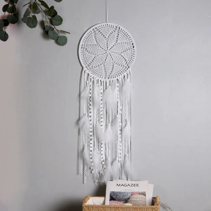Nordic Dream Chaser Wind Chime – Adorable Children’s Room Décor for Girls, Inspires Imagination with Modern Scandinavian Charm
