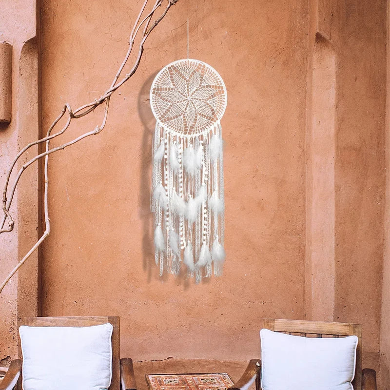 Nordic Dream Chaser Wind Chime – Adorable Children’s Room Décor for Girls, Inspires Imagination with Modern Scandinavian Charm