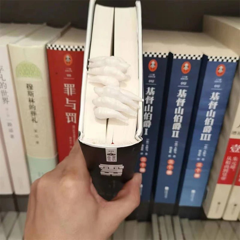 Devil's Hand Bookmark - Horror Bookmark for Interior Decoration, Gifts for Book Lovers - Gear Elevation