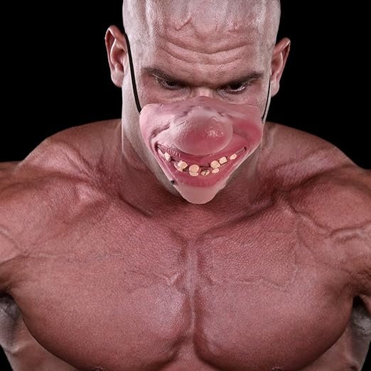 Funny Half Face Horrible Masks - Scary Cosplay Mask Costume for Halloween Party - Gear Elevation