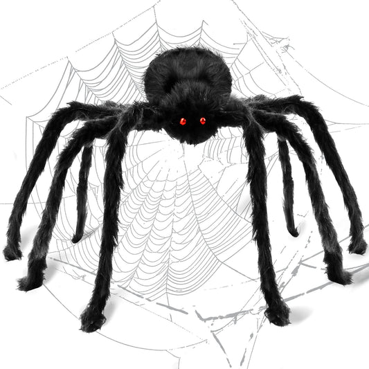 Giant Halloween Spider - Realistic Scary Decor