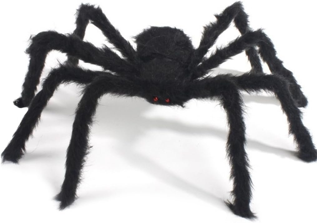Giant Halloween Spider - Realistic Scary Decor