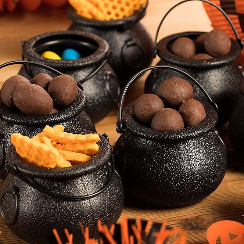 Halloween Candy Cauldron - 6pcs Mini Halloween Candy Bucket Pot - Gear Elevation