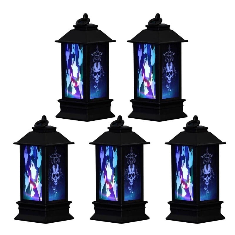 Halloween Decoration Props Lantern Flame - Halloween Lantern with LED Candle