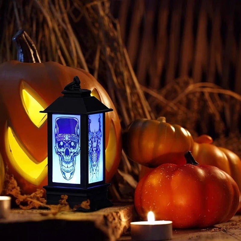 Halloween Decoration Props Lantern Flame - Halloween Lantern with LED Candle