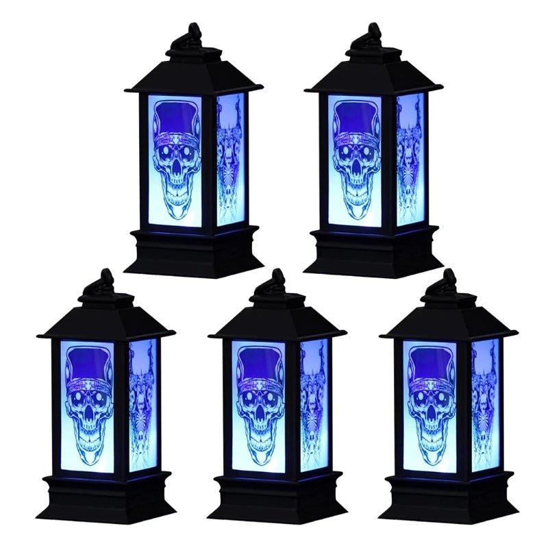 Halloween Decoration Props Lantern Flame - Halloween Lantern with LED Candle