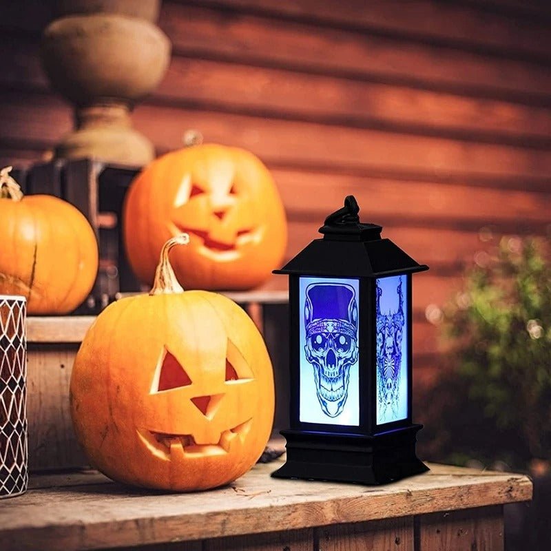 Halloween Decoration Props Lantern Flame - Halloween Lantern with LED Candle