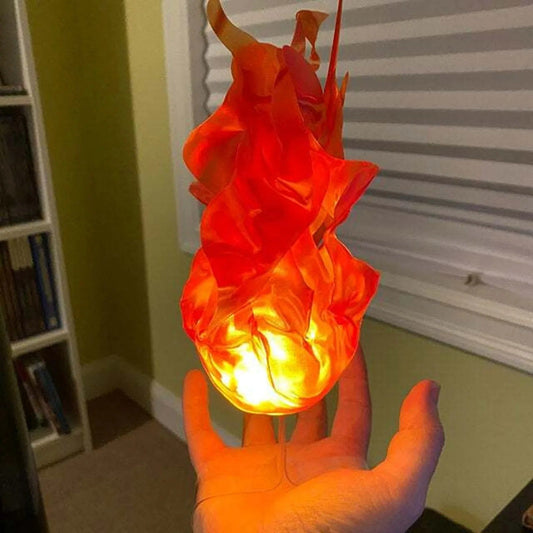 Halloween Floating Fireball Prop - Illuminated Floating Fire for Role Playing Halloween Home Party Decorations