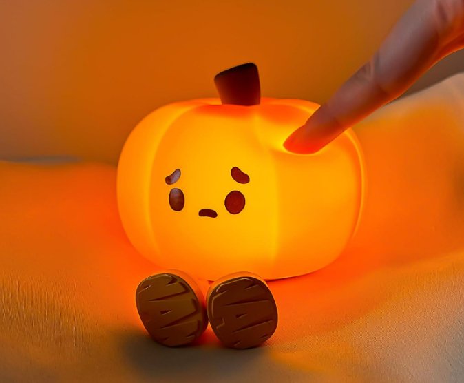 Halloween Pumpkin Night Light - Cute, Multi-functional Pumpkin Lamp