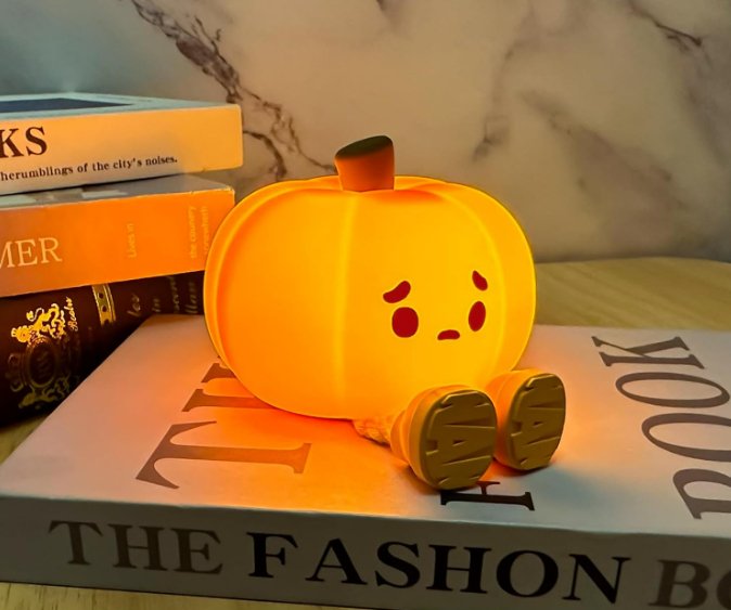 Halloween Pumpkin Night Light - Cute, Multi-functional Pumpkin Lamp