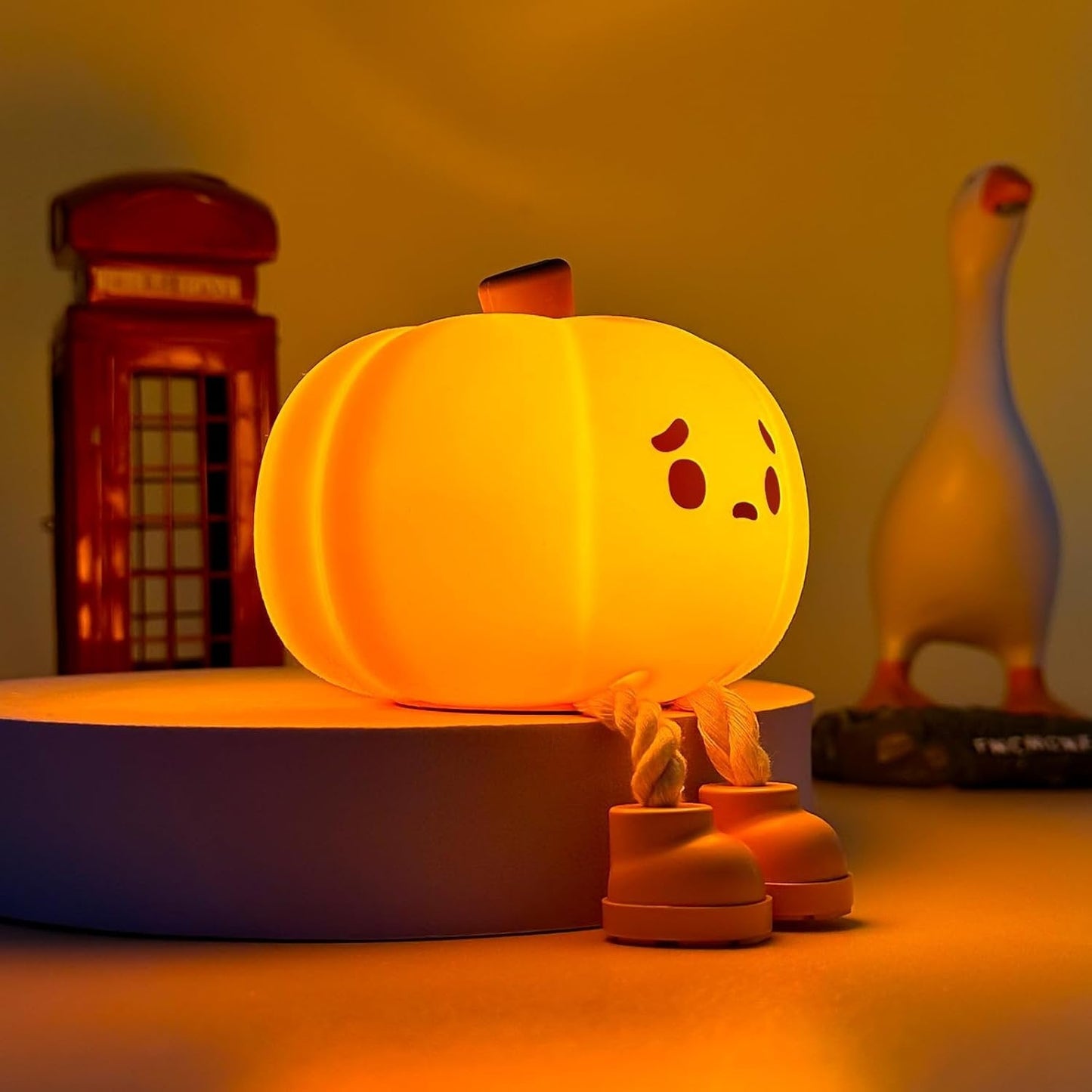 Halloween Pumpkin Night Light - Cute, Multi-functional Pumpkin Lamp