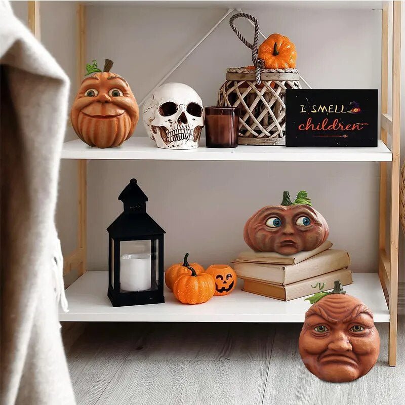 Halloween Pumpkin Outdoor Decoration - Funny Pumpkin Head Home Decoration - Gear Elevation