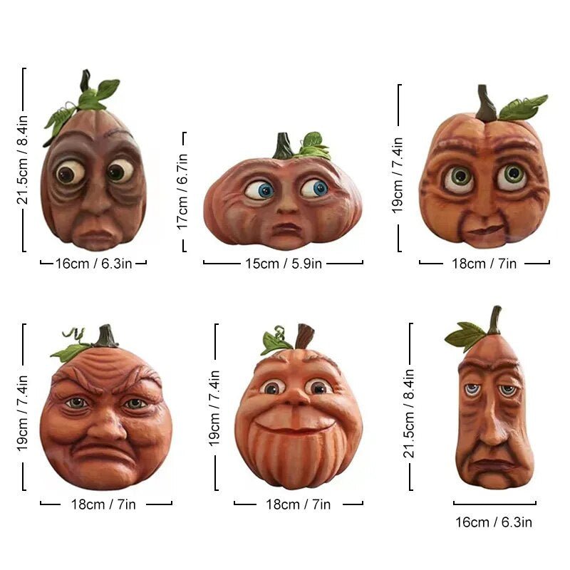 Halloween Pumpkin Outdoor Decoration - Funny Pumpkin Head Home Decoration - Gear Elevation
