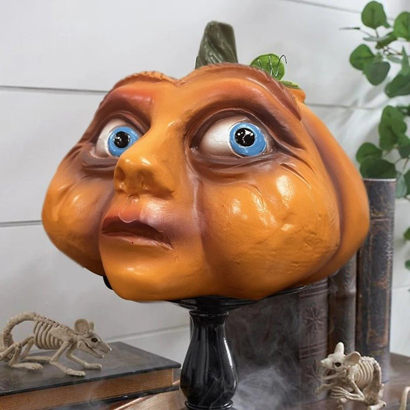 Halloween Pumpkin Outdoor Decoration - Ghost Party Yard Decor with Pumpkin Head for Courtyard Decoration - Gear Elevation